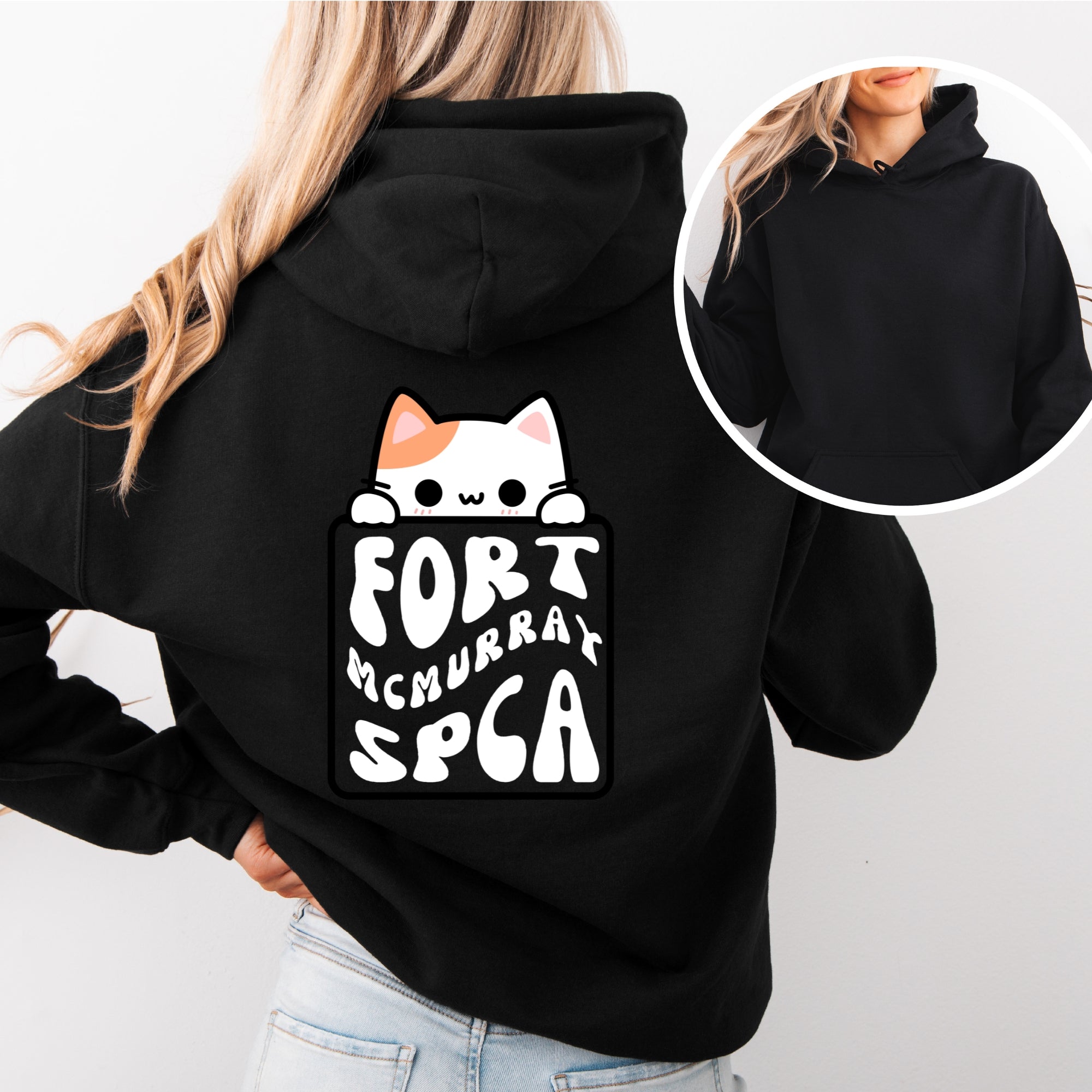 Fort McMurray SPCA Cat Soft Style Hoodie
