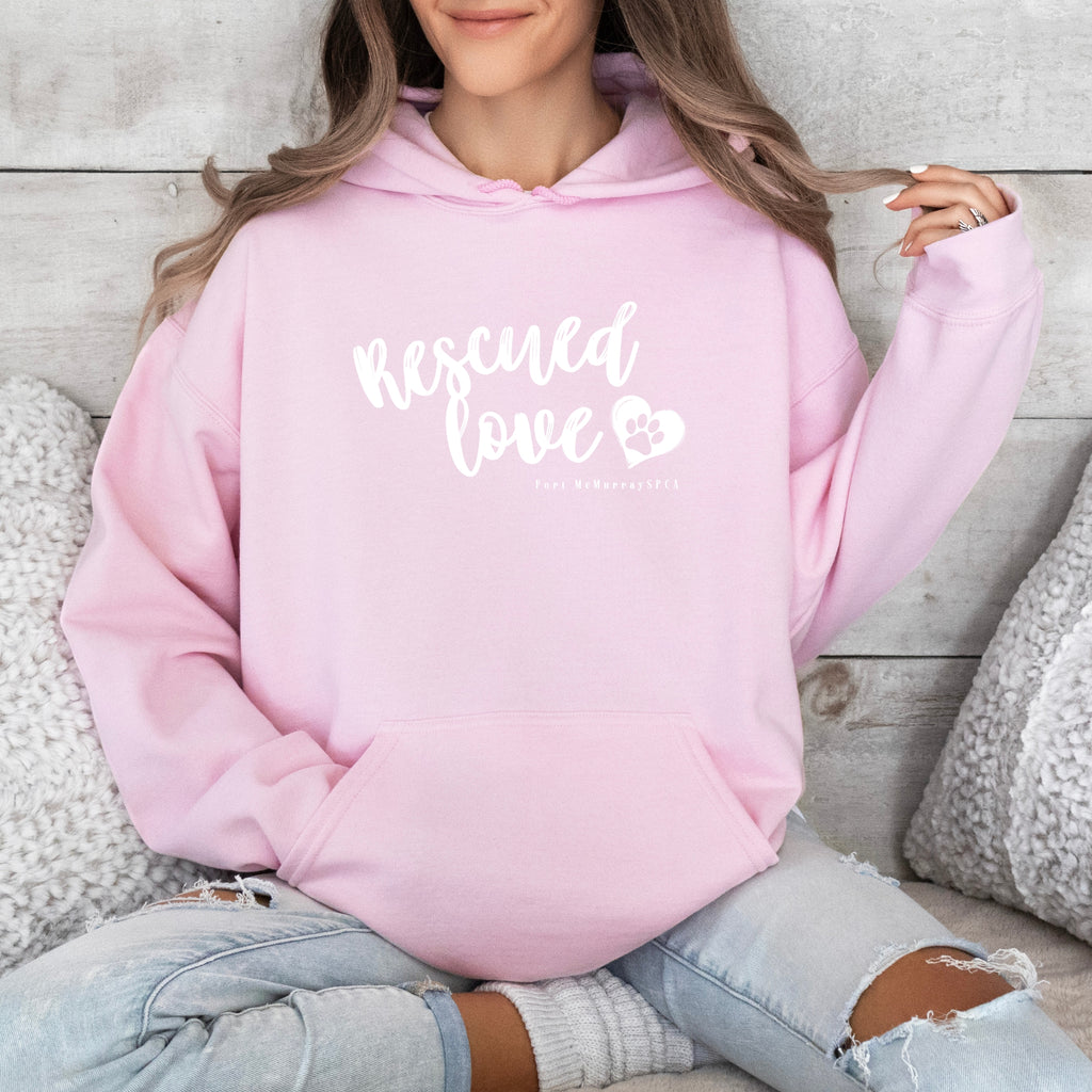 Rescued Love Heavy Blend Unisex Hoodie