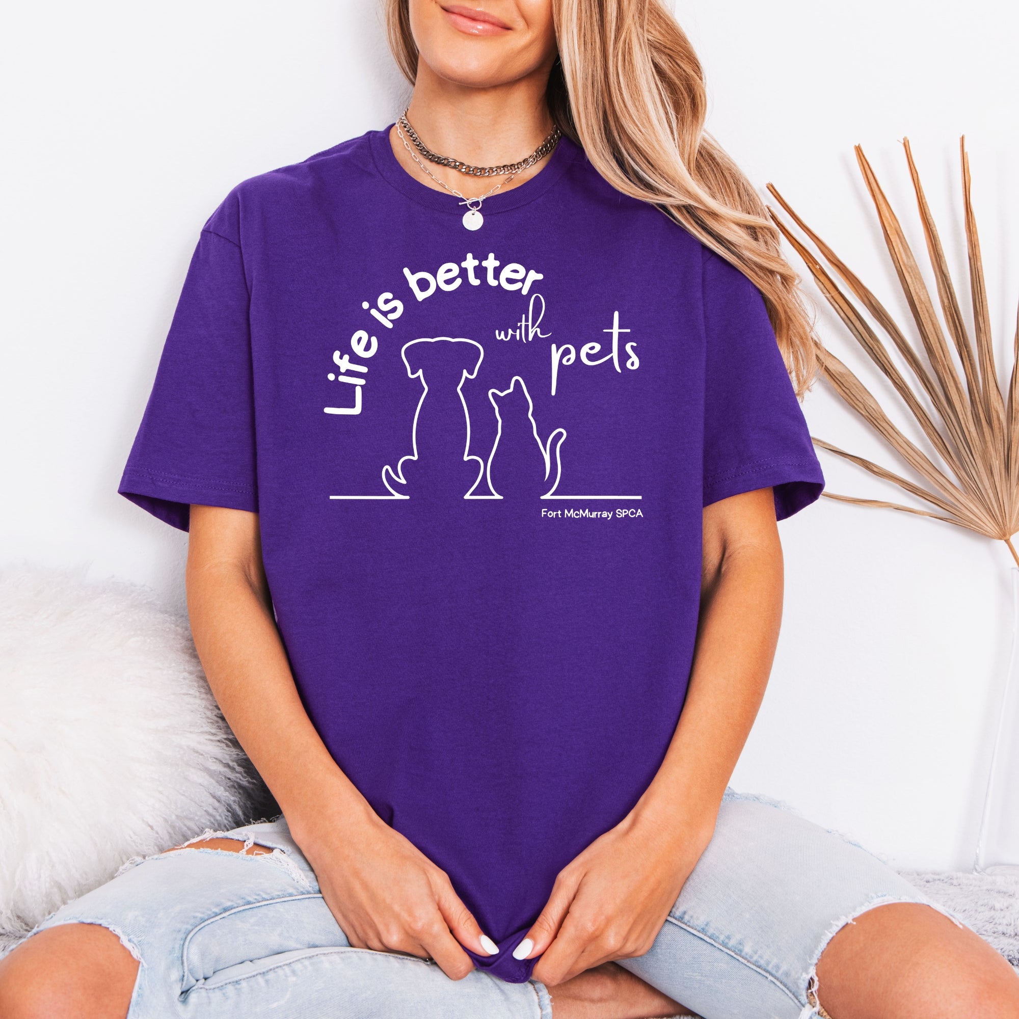 Life is Better with Pets Soft Style Unisex T-Shirt